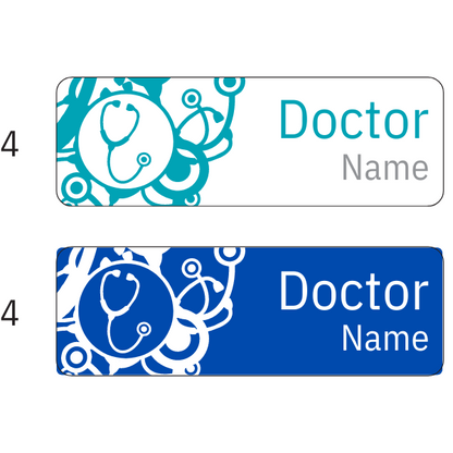 Doctor Name Badges | 75mm x 25mm