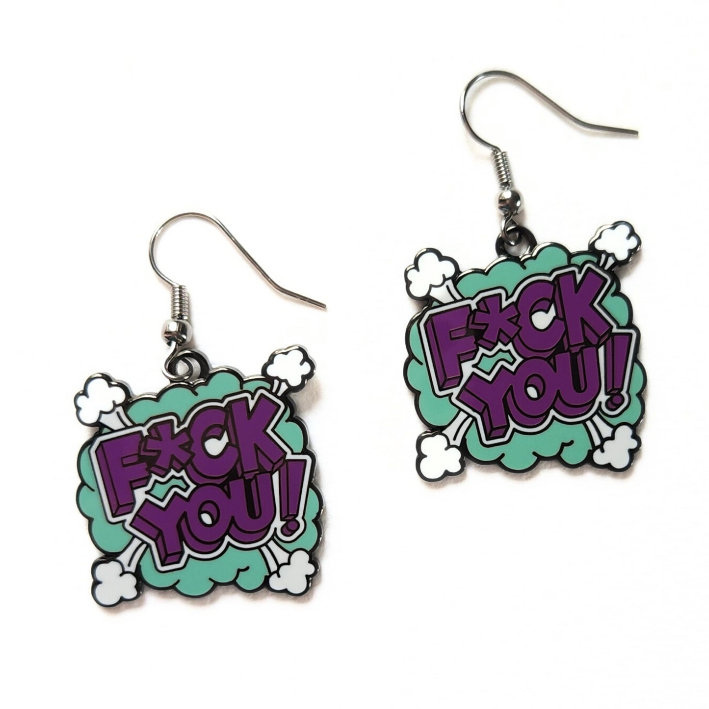 Custom Enamel Earrings