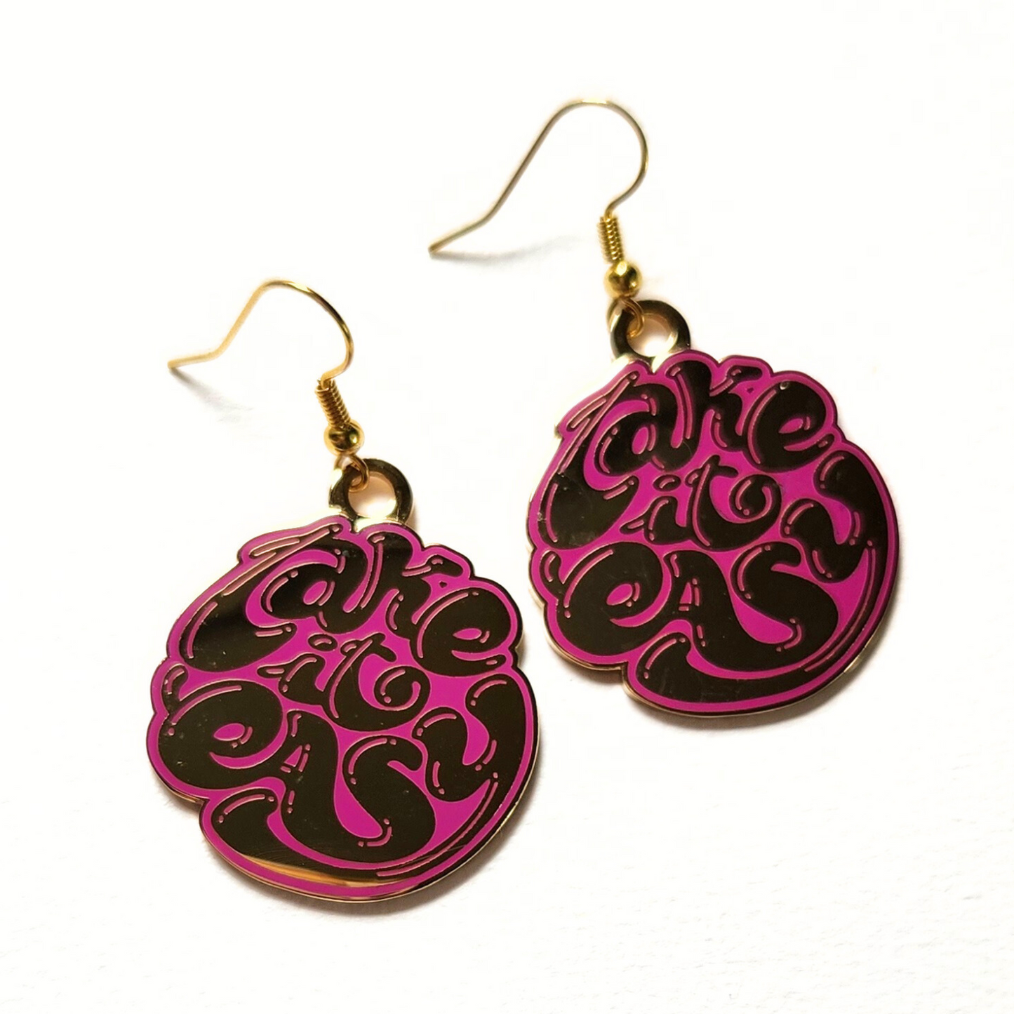 Custom Enamel Earrings