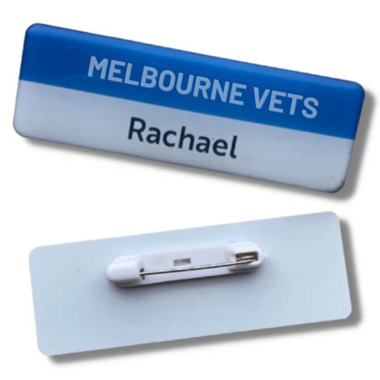 Vet Name Badges | 75mm x 25mm