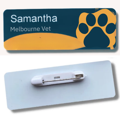 Vet Name Badges | 75mm x 25mm