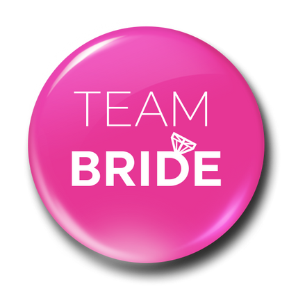 Team Bride | Bridal Party Button Badges